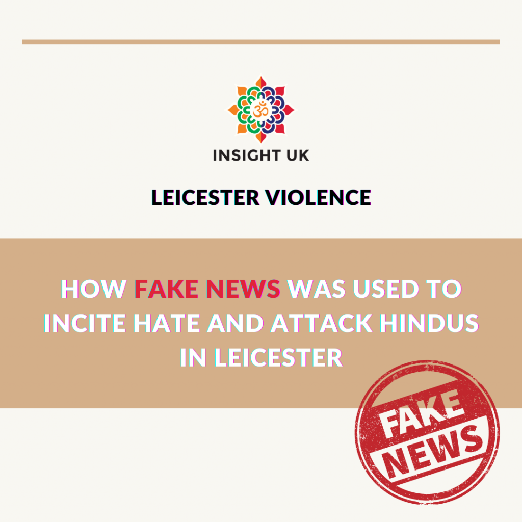 How fake news was used to incite hate and attack Hindus in Leicester