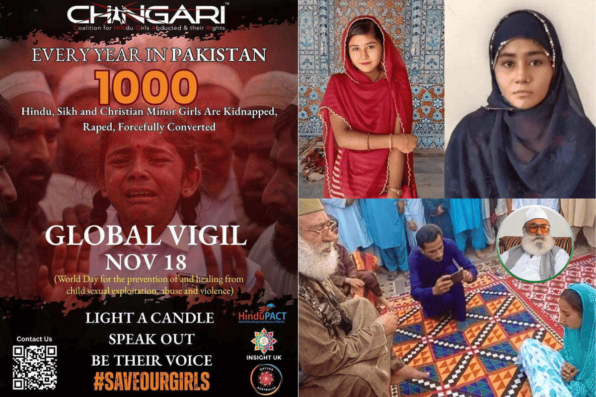 Over 1,000 Hindu, Sikh and Christian minor girls are kidnapped, raped, forcefully converted and married off in Pakistan every year