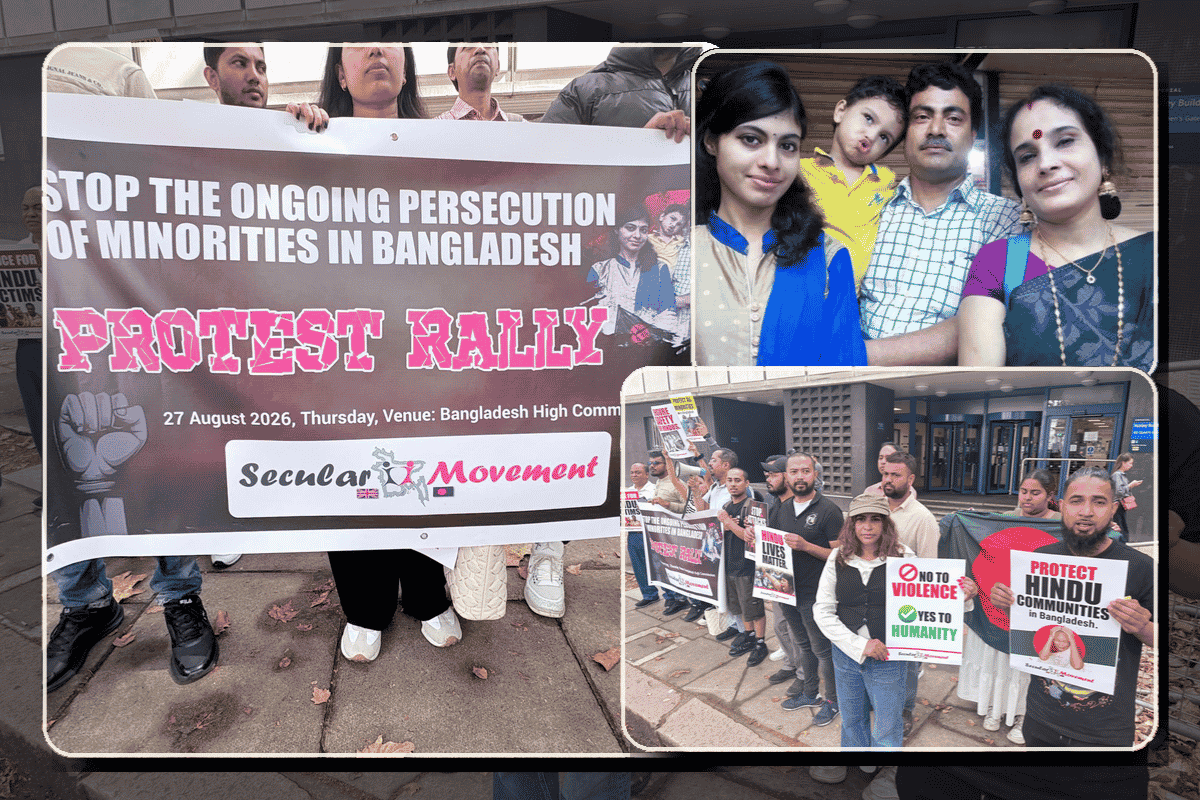 The voice of protest in London: A call for humanity in Bangladesh